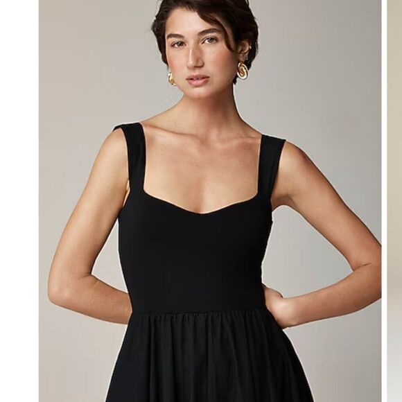 J. Crew Poplin Midi Tank Dress Size XXSmall - Picture 9 of 12
